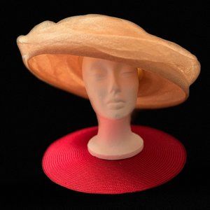 Womens Seeberger Pale Pink Fancy Hat